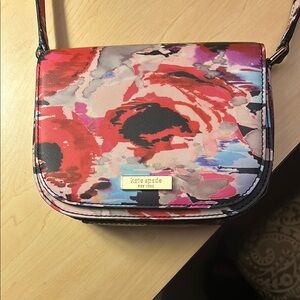 Kate Spade Laurel Way Printed Carsen  Floral Crossbody Bag  LIKE NEW